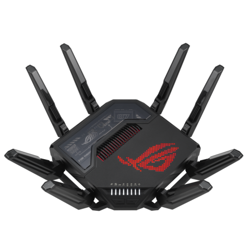 Asus ROG Rapture GT-BE98 Router Inalámbrico Wi-Fi 7 Quad-band 11529 Mbps Negro Asus ROG Rapture GT-BE98 Router Inalámbrico Wi-Fi 7 Quad-band 11529 Mbps Negro