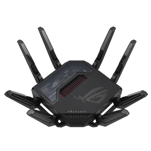 Asus ROG Rapture GT-BE98 Router Inalámbrico Wi-Fi 7 Quad-band 11529 Mbps Negro Asus ROG Rapture GT-BE98 Router Inalámbrico Wi-Fi 7 Quad-band 11529 Mbps Negro