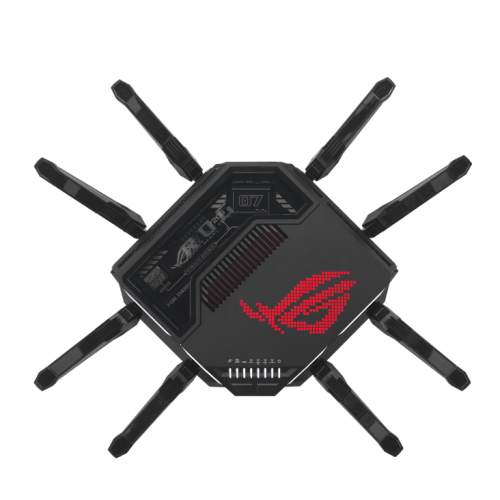 Asus ROG Rapture GT-BE98 Router Inalámbrico Wi-Fi 7 Quad-band 11529 Mbps Negro Asus ROG Rapture GT-BE98 Router Inalámbrico Wi-Fi 7 Quad-band 11529 Mbps Negro