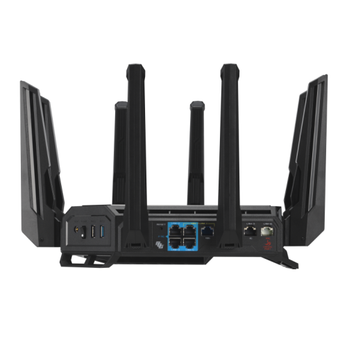 Asus ROG Rapture GT-BE98 Router Inalámbrico Wi-Fi 7 Quad-band 11529 Mbps Negro Asus ROG Rapture GT-BE98 Router Inalámbrico Wi-Fi 7 Quad-band 11529 Mbps Negro