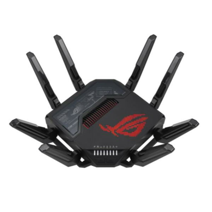 ASUS ROG Rapture GT-BE98 Router Wi-Fi 7 Quad-band Negro ASUS ROG Rapture GT-BE98 Router Wi-Fi 7 Quad-band Negro