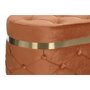 DKD Home Decor Set de 2 Descalzadoras de Terciopelo Verde con Capitoné