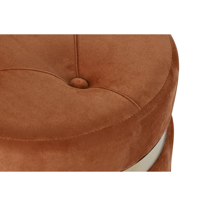 DKD Home Decor Set de 2 Descalzadoras de Terciopelo Verde con Capitoné