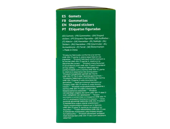 Liderpapel Gomets Autoadhesivo Redondo Números 20 mm Colores Surtidos Rollo 1000 Unidades Caja Cartón