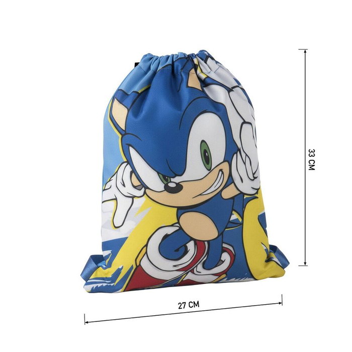 CERDÁ Saquito Escolar Sonic the Hedgehog Azul CERDÁ Saquito Escolar Sonic the Hedgehog Azul