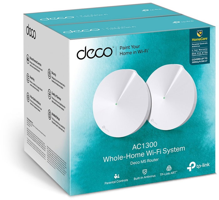 TP-Link Deco M5 Pack de 2 Blanco