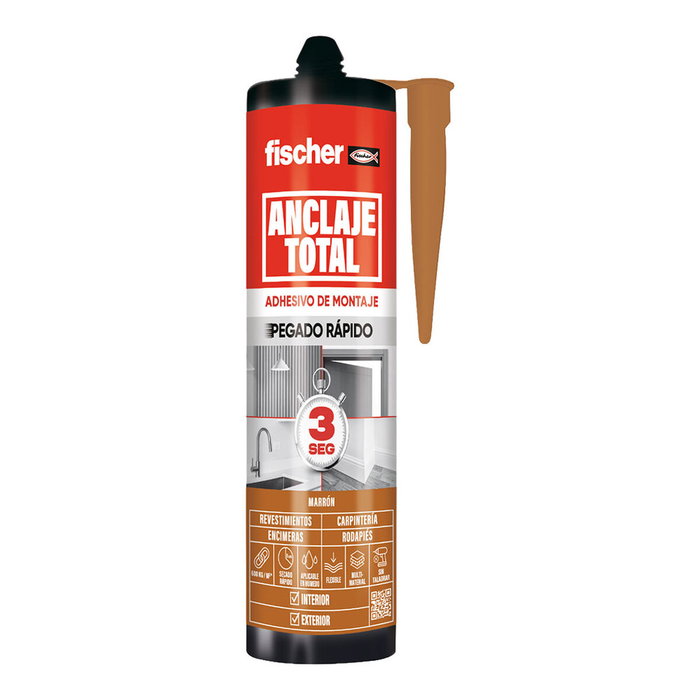 FISCHER Anclaje Total Adhesivo Híbrido Marrón 290ml FISCHER Anclaje Total Adhesivo Híbrido Marrón 290ml