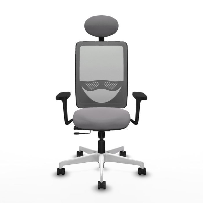 PIQUERAS Y CRESPO Silla de oficina Zulema Gris con mecanismo Sincro/Traslack PIQUERAS Y CRESPO Silla de oficina Zulema Gris con mecanismo Sincro/Traslack