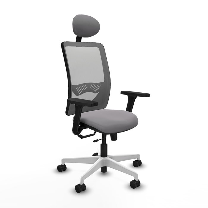 PIQUERAS Y CRESPO Silla de oficina Zulema Gris con mecanismo Sincro/Traslack PIQUERAS Y CRESPO Silla de oficina Zulema Gris con mecanismo Sincro/Traslack