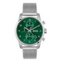 Boss Reloj para Hombre con Esfera Verde y Caja de Acero Inoxidable