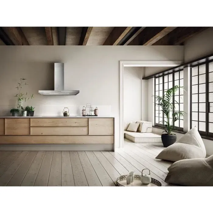 Continental Edison Campana Decorativa CEHD9058S Acero Inoxidable 90 cm