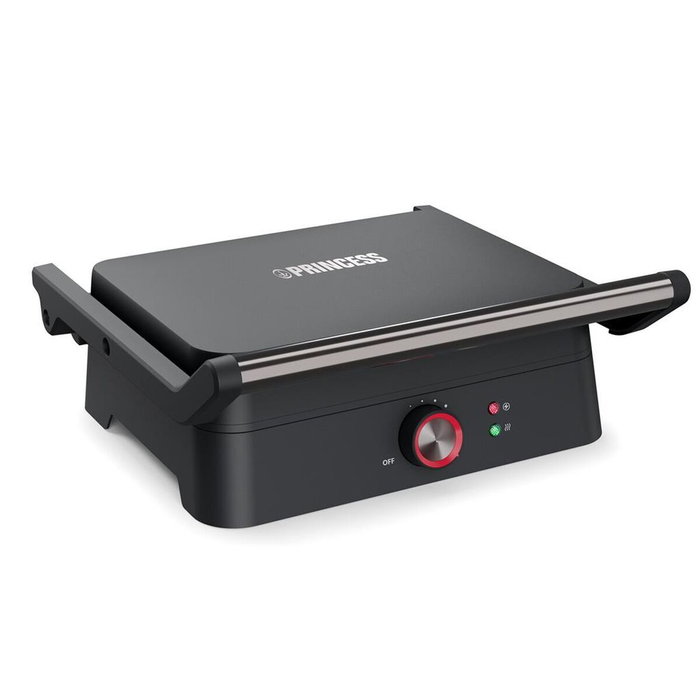 Princess Multi Grill Eléctrica 112418 de 1800W con Apertura de 180º Princess Multi Grill Eléctrica 112418 de 1800W con Apertura de 180º