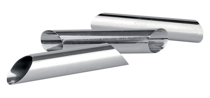 Quttin Set 3 Moldes Canutillo Acero 2.5x12.5 cm (36 Unidades)