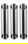 Quttin Set 3 Moldes Canutillo Acero 2.5x12.5 cm (36 Unidades)