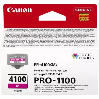 Canon PFI-4100M Cartucho de tinta Magenta 80ml, Original