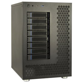Inter-Tech NAS-8 Caja de disco duro (HDD) para 8 unidades