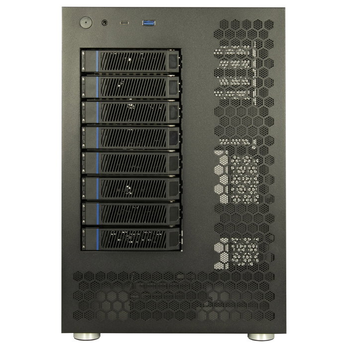 Inter-Tech NAS-8 Caja de disco duro (HDD) para 8 unidades