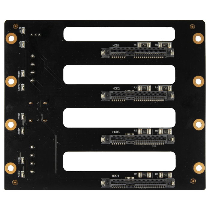 Inter-Tech NAS-8 Caja de disco duro (HDD) para 8 unidades