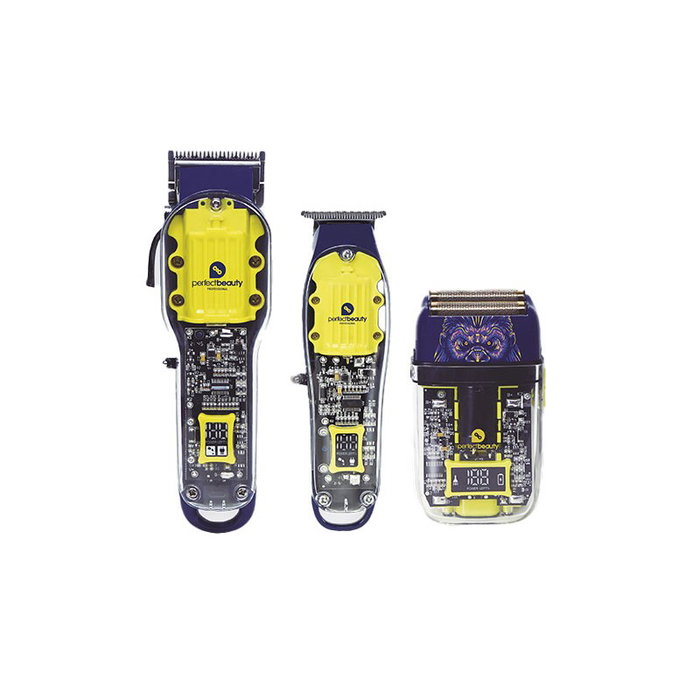 Perfect Beauty Pack Especial DG01 Transparente Gorila - Máquina de Corte, Trimmer y Afeitadora Inalámbrica Perfect Beauty Pack Especial DG01 Transparente Gorila - Máquina de Corte, Trimmer y Afeitadora Inalámbrica