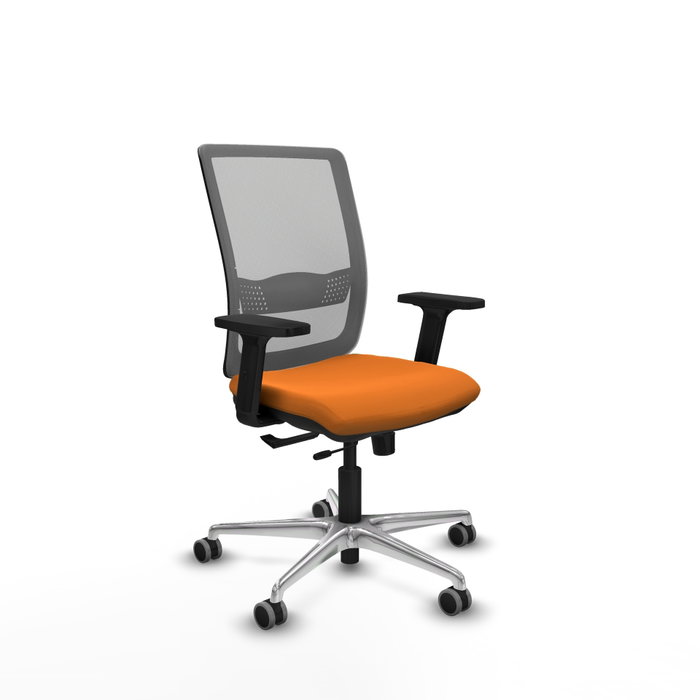 PIQUERAS Y CRESPO Silla de oficina Haches Naranja y Gris PIQUERAS Y CRESPO Silla de oficina Haches Naranja y Gris