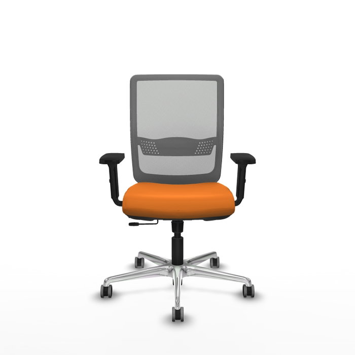 PIQUERAS Y CRESPO Silla de oficina Haches Naranja y Gris PIQUERAS Y CRESPO Silla de oficina Haches Naranja y Gris