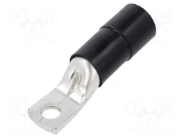 BM GROUP Terminal de anillo tubular aislado M10 para 4/0AWG negro