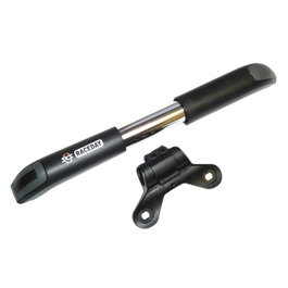SKS RACEDAY Minibomba de bicicleta de carretera para válvulas Presta, hasta 10 bar/144 PSI, aluminio, incluye soporte