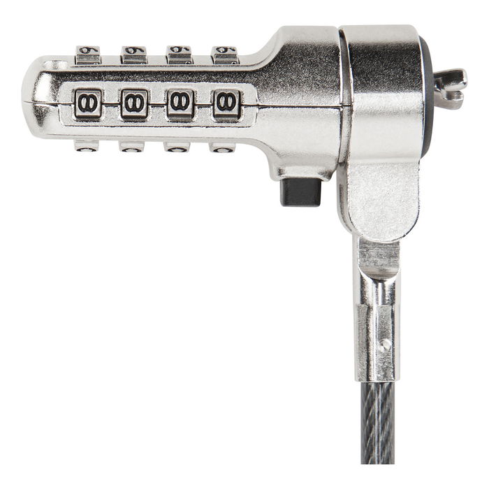 Targus ASP66GLX-S Candado con Combinación para Portátil de Acero, 165m