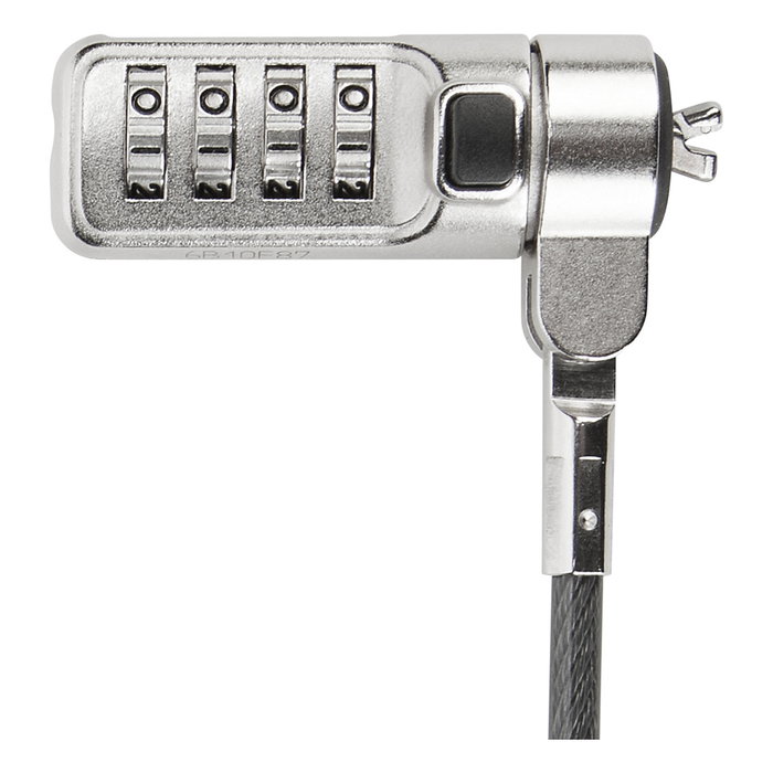 Targus Defcon Trapezoid Serialised - Bloqueo de Seguridad con Cable de 2 Metros