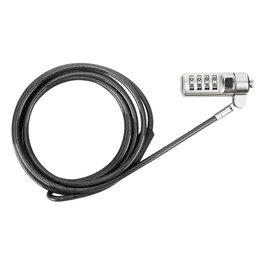 Targus Defcon Trapezoid Serialised - Bloqueo de Seguridad con Cable de 2 Metros
