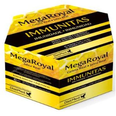 Dietmed Mega Royal Immunitas 20 ampollas - Complemento alimenticio Dietmed Mega Royal Immunitas 20 ampollas - Complemento alimenticio