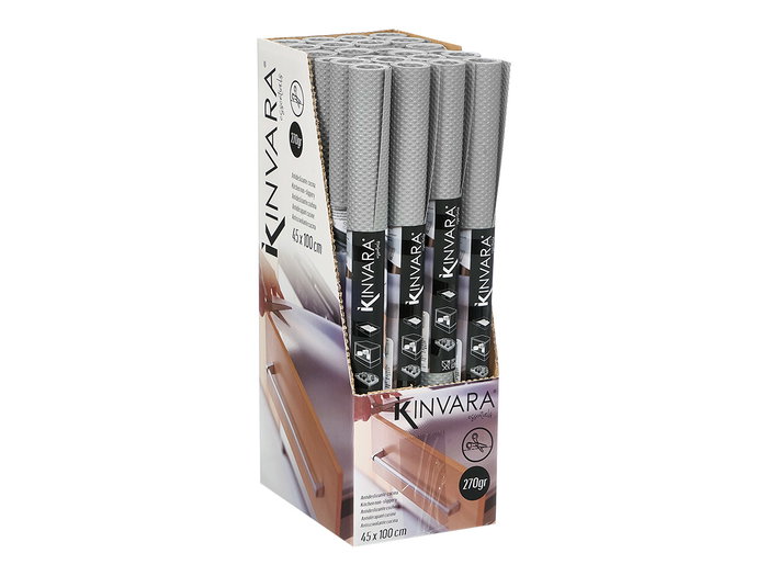 Kinvara Antideslizante Gris 100x45 cm Plástico (EVA) (Set de 24)