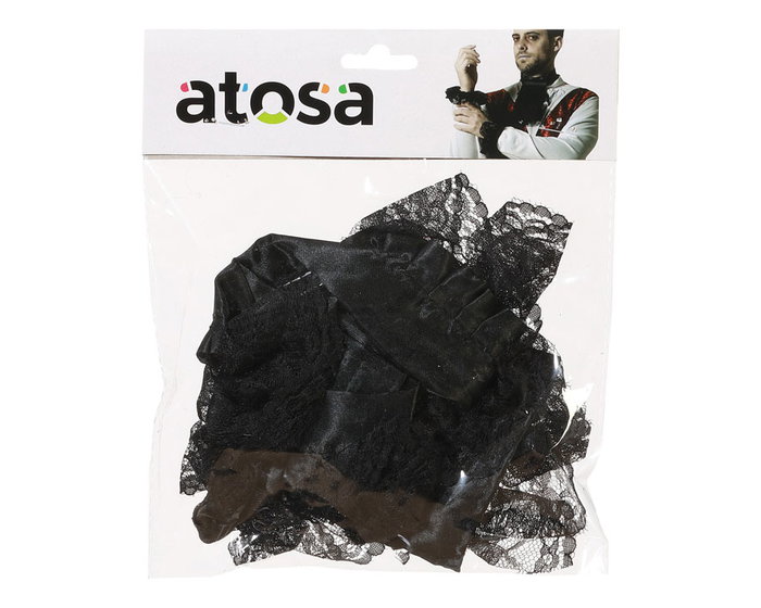 Set Accesorios Vampiresa Negro Halloween Set Accesorios Vampiresa Negro Halloween