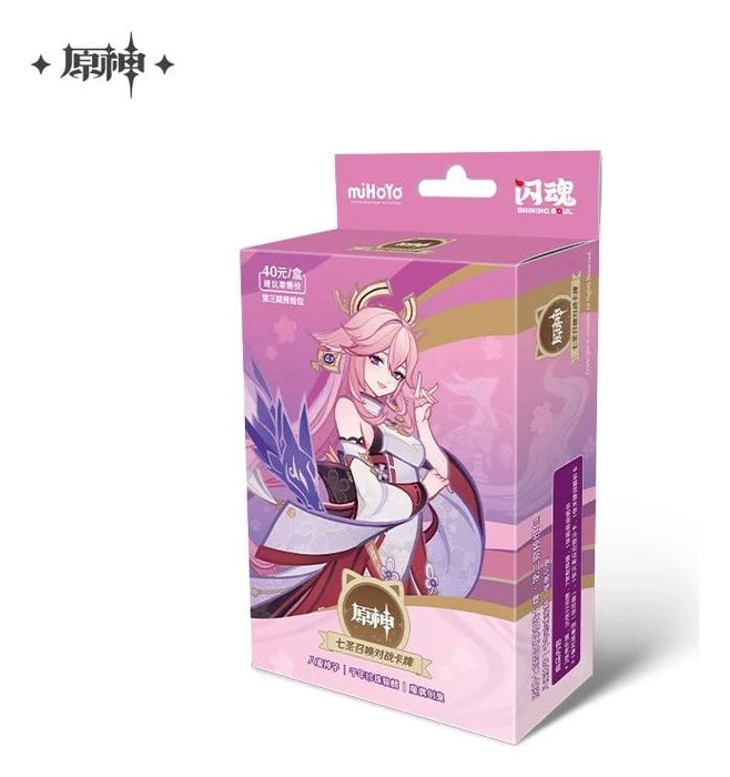 Genshin Impact Juego de Cartas Coleccionables Series 03 Pre-Build Starter Deck 05 Yae Miko *Edición China* Genshin Impact Juego de Cartas Coleccionables Series 03 Pre-Build Starter Deck 05 Yae Miko *Edición China*