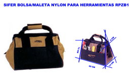 SIFER Bolsa/Maleta de Nylon para Herramientas RPZB1