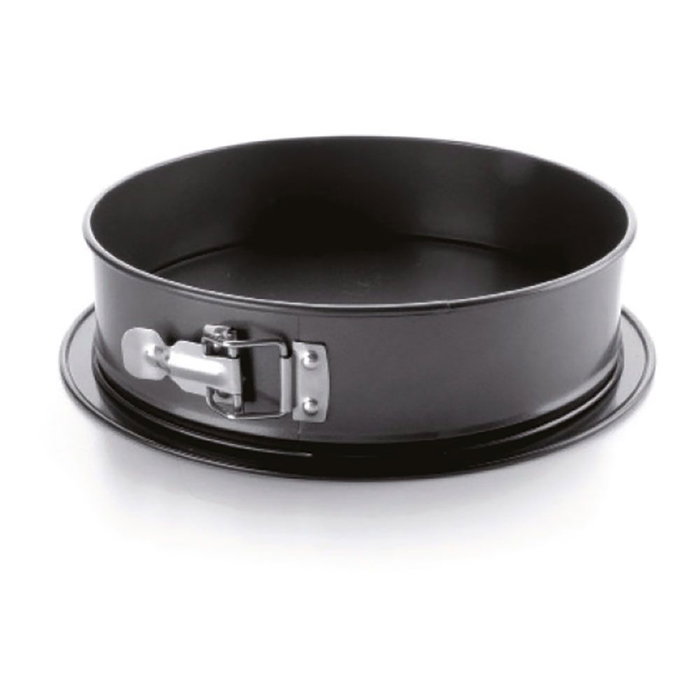 Ibili Molde Desmontable Redondo con Base Extra, Antiadherente, Acero, Ø20 x 6.5 cm Ibili Molde Desmontable Redondo con Base Extra, Antiadherente, Acero, Ø20 x 6.5 cm