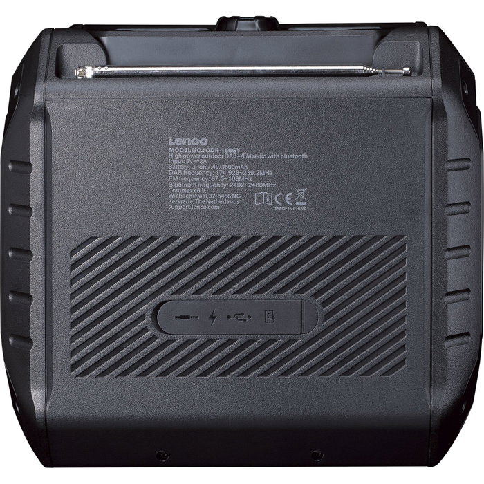 Lenco ODR-160GY Gris Lenco ODR-160GY Gris
