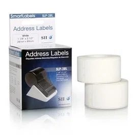 Seiko Instruments SLP-2RL Etiquetas autoadhesivas para impresora Blanco 8,9 x 2,8 cm 260 piezas