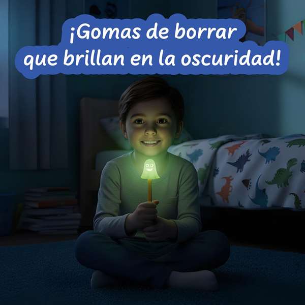 Science for you Juego Fábrica de Gomas de Borrar - Crea Gomas en Miniatura de Infinitas Formas - 29x30x6 cm