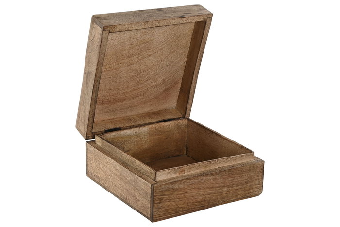 DKD Home Decor Caja Mediterraneo Cangrejos 25 Mango Multicolor 17.5 x 8 x 17.5 cm Set de 2