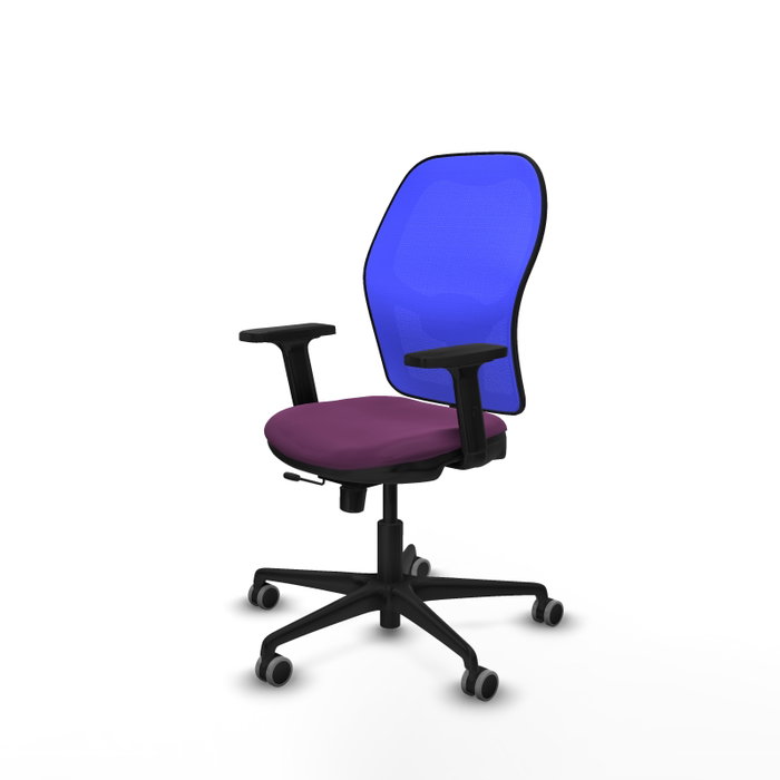 PIQUERAS Y CRESPO Silla de oficina Jorquera Morada y Azul