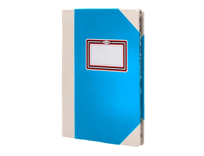 Fernandes Libro Cartone Cosido Din A6+ Rayado Horizontal 100 Hojas 100 Gr Amarillo