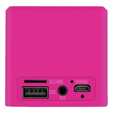 ALTAVOZ BLUETOOTH TRUST URBAN PRIMO PINK - ENTRADA AUX - MICRO SD - BATERÍA RECARGABLE - FUNC. MANOS LIBRES