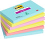 Post-it Super Sticky Notas Adhesivas 76x127 mm Colores Miami Pack de 6 unidades