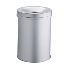 Durable Papelera Safe rund 30 Litros Gris