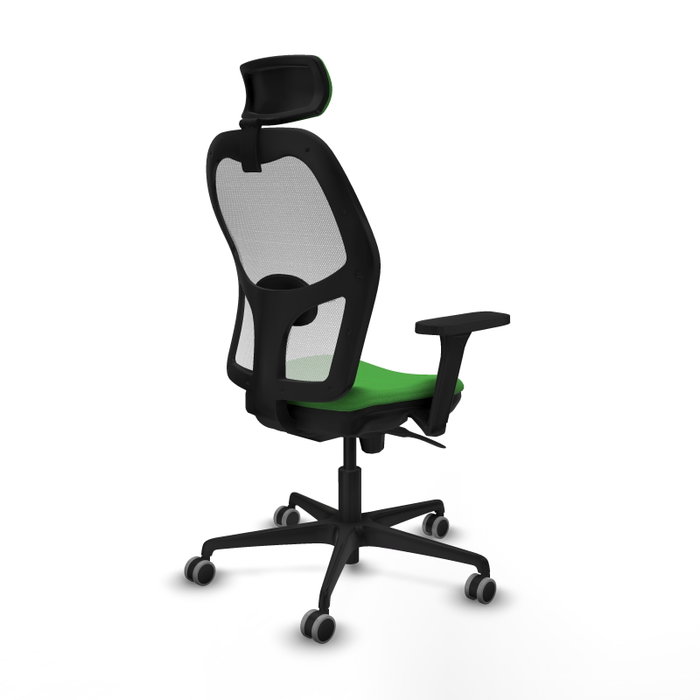 PIQUERAS Y CRESPO Silla de oficina Jorquera Verde y Blanca