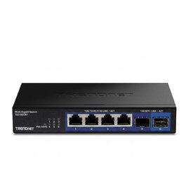 Trendnet TEG-S5061 Switch No Administrado 2.5G con 1 Puerto SFP+ 10G Negro