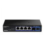 Trendnet TEG-S5061 Switch No Administrado 2.5G con 1 Puerto SFP+ 10G Negro