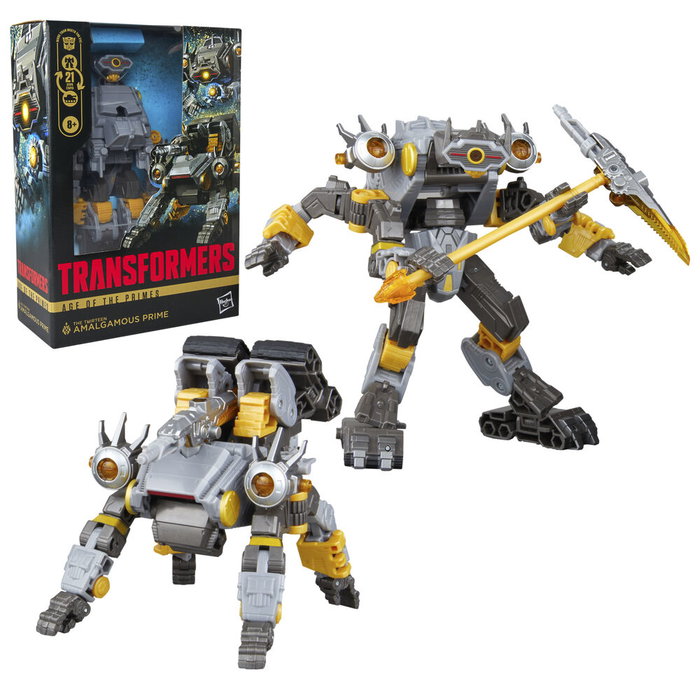 Hasbro Transformers Figura Amalgamous Prime The Thirteen Age of the Primes 14cm Articulada Robot Tanque Araña