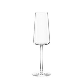 SUMMA RHONE Copa Cava 24 cl - Copa de Cristalería Alta Lisa, Altura 226 mm, Diámetro 72 mm, Apta Lavavajillas, Borde Fino (Set de 6)